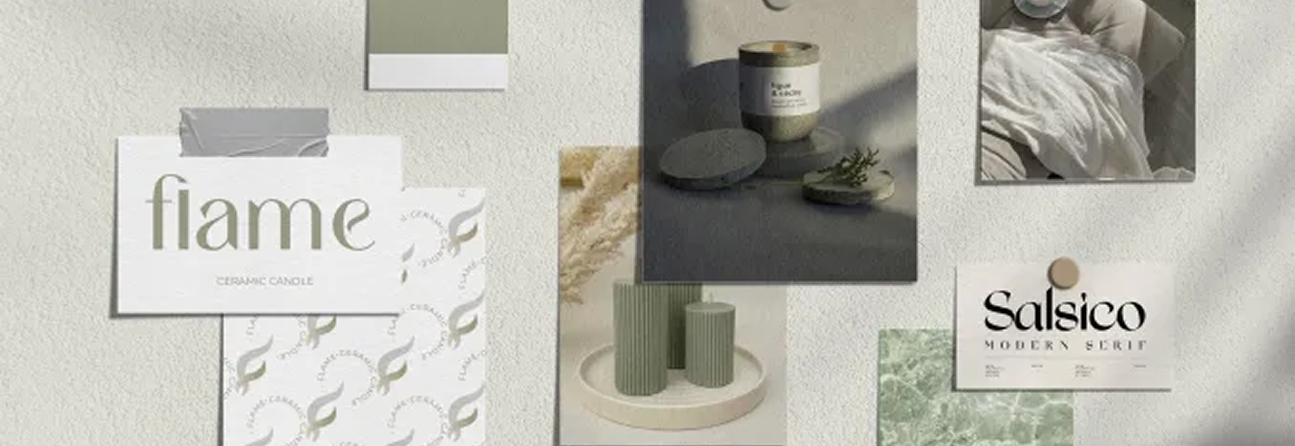 identité d'une marque de bougie