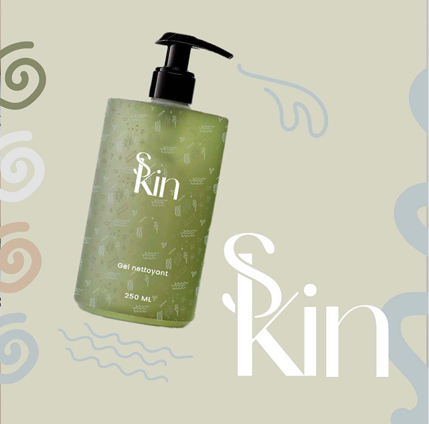création d'une étiquette produit pour une marque de cosmétique naturel