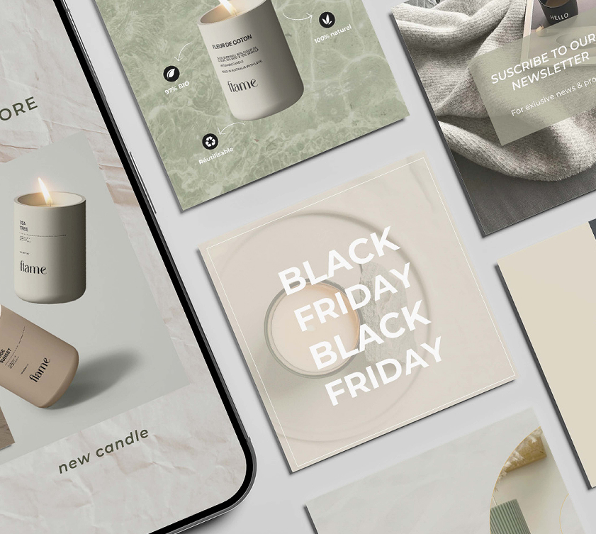 création de template instagram